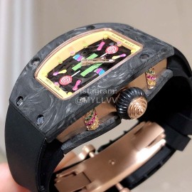 Richard Mille Bon Bon Series Fashion Rubber Strap Watch