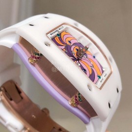 Richard Mille Bon Bon Series New Rubber Strap Watch White