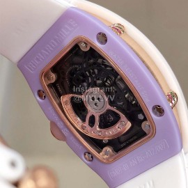 Richard Mille Bon Bon Series New Rubber Strap Watch White