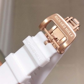 Richard Mille Bon Bon Series New Rubber Strap Watch White