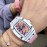 Richard Mille Bon Bon Series New Rubber Strap Watch Pink