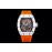 Richard Mille New Rubber Strap Ceramic Case Watch Rm055 Orange