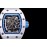 Richard Mille Fashion Rubber Strap Ceramic Case Watch Rm055 Blue