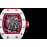Richard Mille Fashion Rubber Strap Ceramic Case Watch Rm055 Red