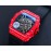 Richard Mille Carbon Fiber Case Rubber Strap Watch Red