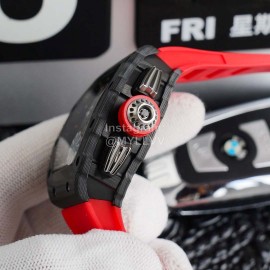 Richard Mille Carbon Fiber Case Mechanical Watch Red Rm011-03