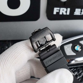 Richard Mille Carbon Fiber Case Mechanical Watch Black Rm011-03