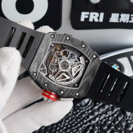 Richard Mille Carbon Fiber Case Mechanical Watch Black Rm011-03