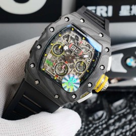 Richard Mille Carbon Fiber Case Mechanical Watch Rm011-03