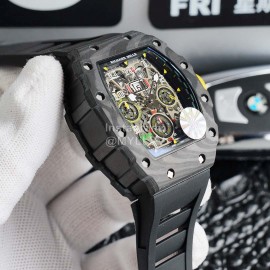 Richard Mille Carbon Fiber Case Mechanical Watch Rm011-03
