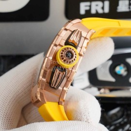 Richard Mille Rubber Strap Carbon Fiber Case Mechanical Watch Rm011-03