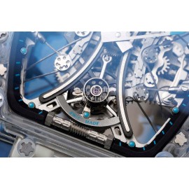 Richard Mille Rm Factory Rubber Strap Watch White