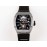 Richard Mille Jb Factory Rubber Strap Mechanical Watch Silver
