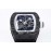 Richard Mille Barrel Case Rubber Strap Watch Black
