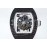 Richard Mille Barrel Case Rubber Strap Watch White