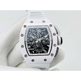 Richard Mille Kv Factory Rm 011 Felipe Massa Life Waterproof Watch White
