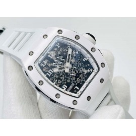 Richard Mille Kv Factory Rm 011 Felipe Massa Life Waterproof Watch White