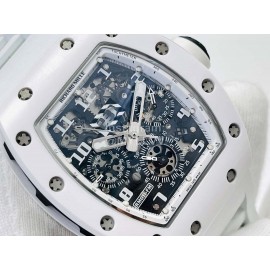 Richard Mille Kv Factory Rm 011 Felipe Massa Life Waterproof Watch White