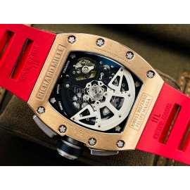 Richard Mille Kv Factory Rm 011 Felipe Massa Life Waterproof Watch Red