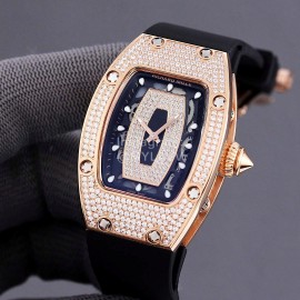 Richard Mille 316 Fine Steel Case Sapphire Crystal Watch Black