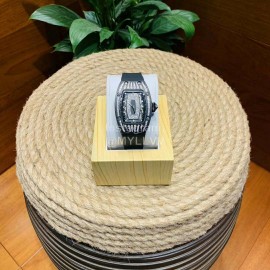 Richard Mille Ceramic Case Rubber Strap Watch Rm007 Black