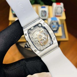Richard Mille Ceramic Case Rubber Strap Watch Rm007