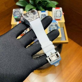 Richard Mille Ceramic Case Rubber Strap Watch Rm007