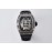 Richard Mille Black Rubber Strap Watch For Men