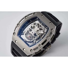 Richard Mille Black Rubber Strap Watch For Men