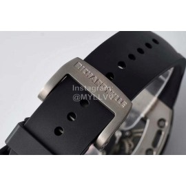Richard Mille Black Rubber Strap Watch For Men