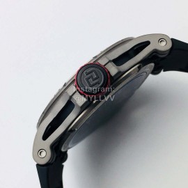 Roger Dubuis Bbr Factory Luminous Scale Rubber Strap Watch Black