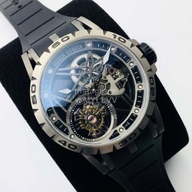 Roger Dubuis Bbr Factory Luminous Scale Rubber Strap Watch