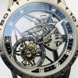 Roger Dubuis Bbr Factory Luminous Scale Rubber Strap Watch