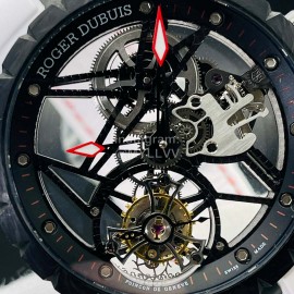 Roger Dubuis Bbr Factory Carbon Fibre Case Watch White