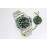 Rolex New 40mm Dial Steel Strap Watch Green