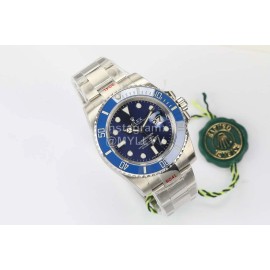 Rolex New 40mm Dial Steel Strap Watch Blue