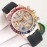 Rolex Sgp Factory Diamond Dial Rubber Strap Watch Rose Gold