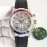 Rolex Sgp Factory Diamond Dial Rubber Strap Watch Silver