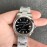 Rolex 31mm Black Dial Steel Strap Luminous Watch