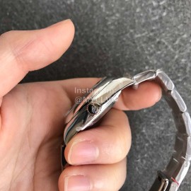 Rolex 31mm Black Dial Steel Strap Luminous Watch