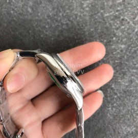 Rolex 31mm Red Dial Steel Strap Luminous Watch