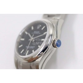 Rolex Steel Strap 31mm Black Dial Watch