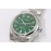 Rolex Steel Strap 31mm Green Dial Watch