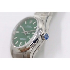 Rolex Steel Strap 31mm Green Dial Watch