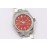 Rolex Steel Strap 31mm Red Dial Watch