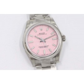 Rolex Steel Strap 31mm Pink Dial Watch