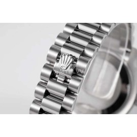 Rolex 31mm Black Dial Steel Strap Sapphire Crystal Watch