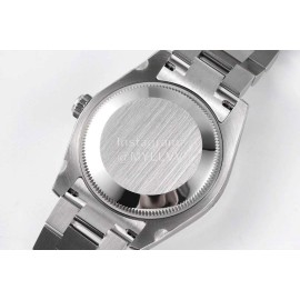 Rolex 31mm Black Dial Steel Strap Sapphire Crystal Watch