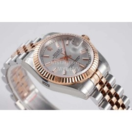 Rolex Steel Strap Sapphire Crystal 31mm Silver Dial Watch