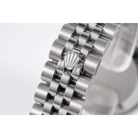 Rolex Steel Strap Sapphire Crystal 31mm Black Dial Watch